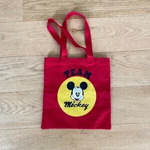 Team Mickey Tote Bag in Red & Yellow